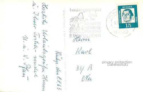 AK / Ansichtskarte Ruhpolding Fischerwirt Aussenansicht Ruhpolding