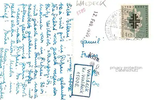 AK / Ansichtskarte Waldeck__Edersee Dorfkern Fachwerkhaeuser 