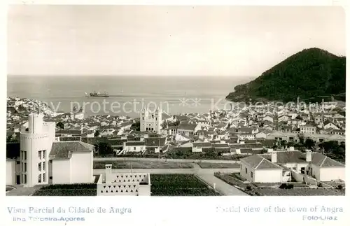 AK / Ansichtskarte Angra_Do_Heroismo Partial View of the town Angra_Do_Heroismo