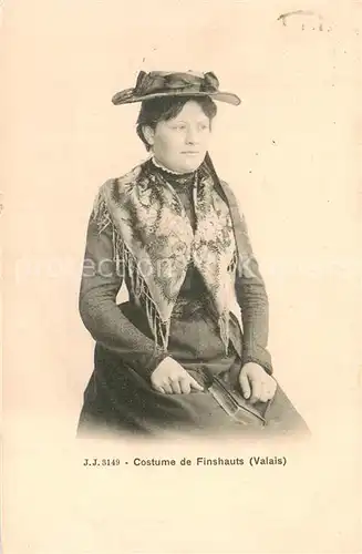 AK / Ansichtskarte Finshauts_Finhaut_VS Costume de Finshauts 