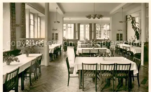 AK / Ansichtskarte Albtal_St_Blasien Sanatorium Frauenalb Innenansicht Speisesaal Albtal_St_Blasien