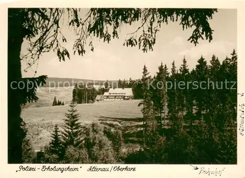 AK / Ansichtskarte Altenau_Harz Polizei Erholungsheim Altenau Harz