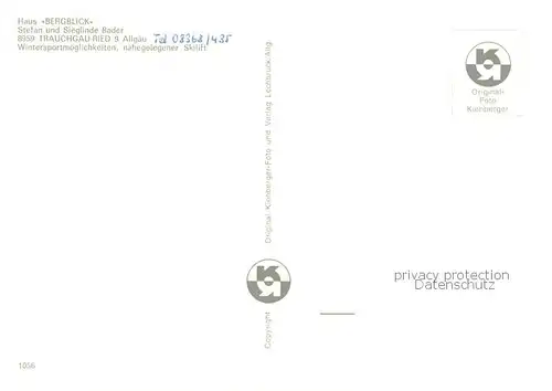 AK / Ansichtskarte Trauchgau Haus Bergblick Panorama Liegewiese Trauchgau