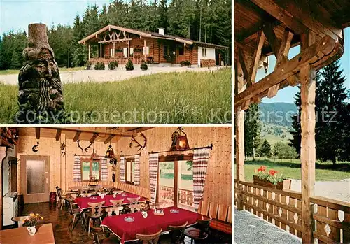 AK / Ansichtskarte Trauchgau Trauchgauer Almstube Gaststube Panorama Trauchgau