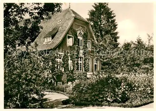 AK / Ansichtskarte Muenster_Westfalen Rueschhaus Wohnsitz der Dichterin Annette Droste zu Huelshoff Muenster_Westfalen