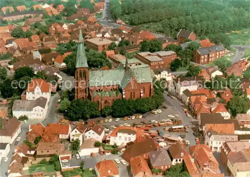 AK / Ansichtskarte Meldorf Fliegeraufnahme mit Kirche Meldorf