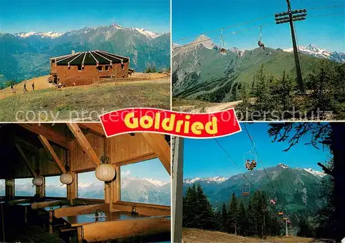 AK / Ansichtskarte Matrei_Osttirol Goldriedlift Bergstation Gaststube Sessellift Matrei_Osttirol