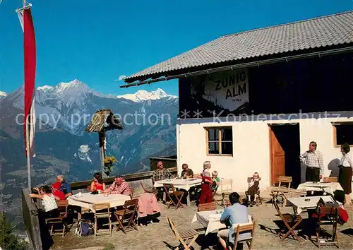 AK / Ansichtskarte Matrei_Osttirol Zunigalm mit Grossglocknerblick Matrei_Osttirol