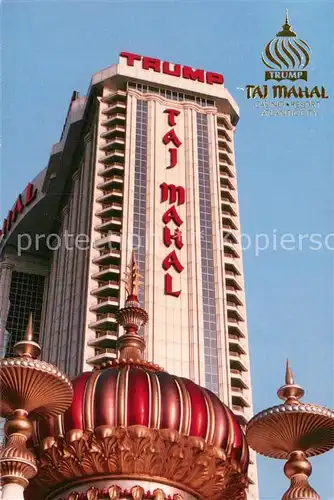 AK / Ansichtskarte Atlantic_City_New_Jersey Trump Taj Mahal 