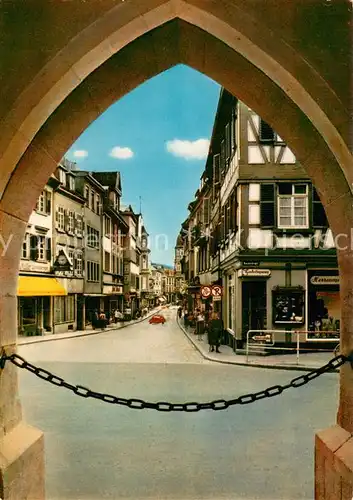 AK / Ansichtskarte Lahr_Baden Blick in die Marktstrasse Lahr_Baden