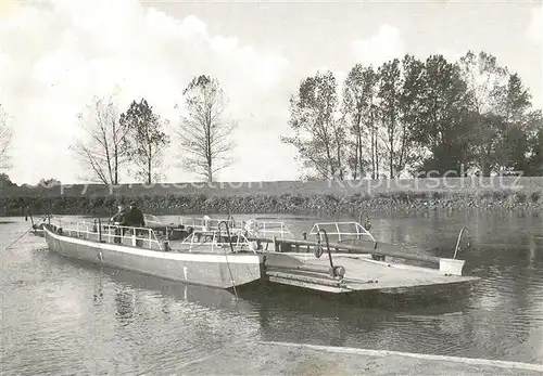 AK / Ansichtskarte Puente_Leer_Ostfriesland Faehre 