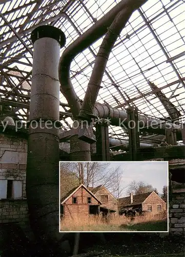 AK / Ansichtskarte Baruth_Mark Glashuette Wannenofen auf dem Industriegelaende Baruth Mark