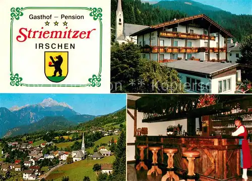 AK / Ansichtskarte Irschen_Kaernten Gasthof Pension Striemitzer Panorama Bar Irschen Kaernten