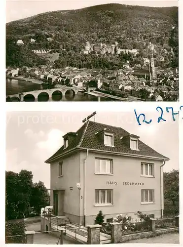 AK / Ansichtskarte Heidelberg_Neckar Haus Sedlmayer Heidelberg Neckar