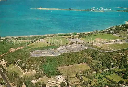 AK / Ansichtskarte Nassau_Bahamas Fort Charlotte Fliegeraufnahme Nassau Bahamas