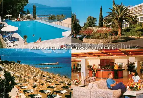 AK / Ansichtskarte Corfu_Korfu Kontokali Bay Hotel Pool Strand Foyer Corfu Korfu