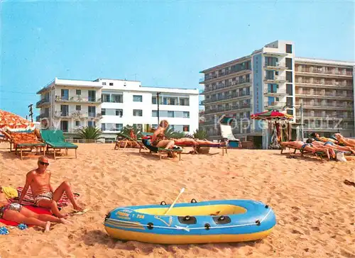 AK / Ansichtskarte Pineda_de_Mar_ES Hotel Sorrabona Strand 