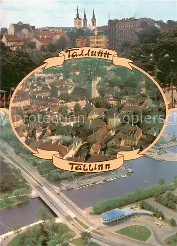 AK / Ansichtskarte Tallinn_Estonia Fliegeraufnahme 