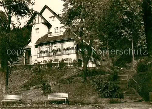 AK / Ansichtskarte Geising_Erzgebirge Genesungsheim Rosenhoehe Hauptgebaeude Geising Erzgebirge