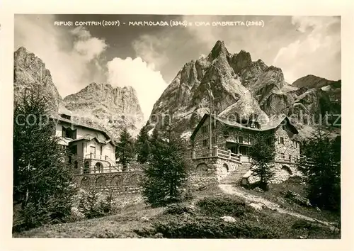 AK / Ansichtskarte Marmolada_3340m_Trentino Rifugi Contrin e Cima Ombretta 