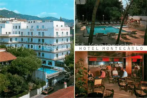 AK / Ansichtskarte Lloret_de_Mar Hotel Montecarlo Pool Restaurant Lloret_de_Mar