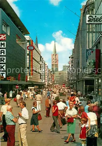 AK / Ansichtskarte Gelsenkirchen Bahnhofstrasse Fussgaengerzone Gelsenkirchen