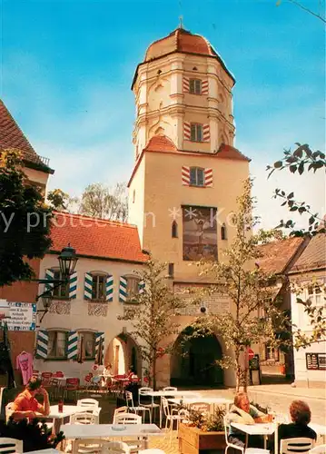 AK / Ansichtskarte Aichach Stadttor Aichach