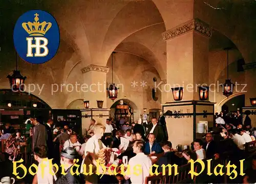 AK / Ansichtskarte Muenchen Hofbraeuhaus Historische Schwemme Muenchen