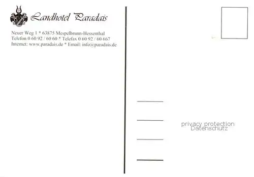 AK / Ansichtskarte Mespelbrunn Landhotel Paradais Schloss Kirche Ortspartie Mespelbrunn