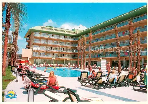 AK / Ansichtskarte Santa_Susanna_Cataluna Hotel Capri Verd Pool 
