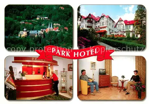 AK / Ansichtskarte Swieradow_Zdroj_Bad_Flinsberg_PL Park Hotel Rezeption Aufenthaltsraum 