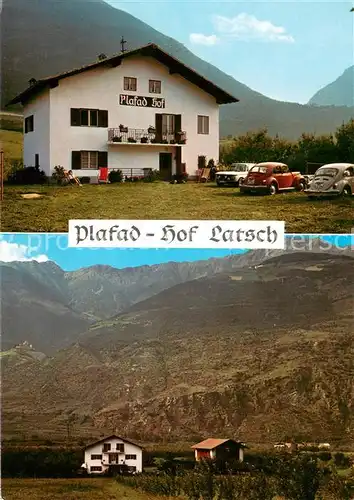 AK / Ansichtskarte Latsch_Vinschgau Plafad Hof Panorama Latsch Vinschgau