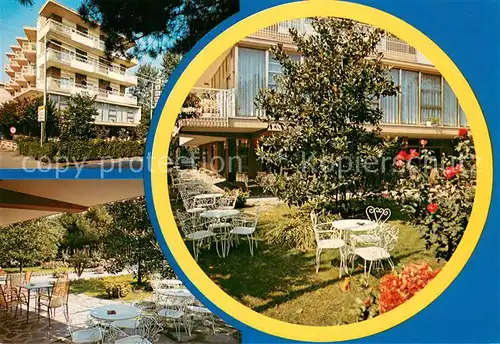 AK / Ansichtskarte Pinarella_di_Cervia Hotel Bamby Gartenterrasse Pinarella_di_Cervia