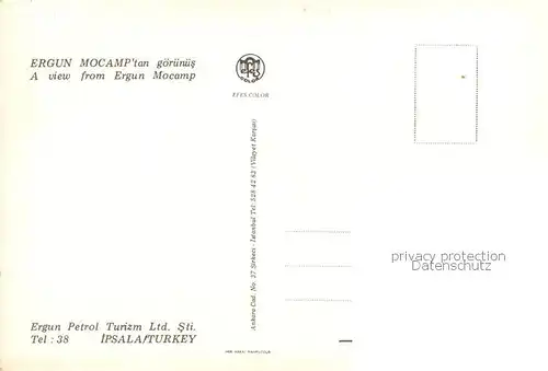 AK / Ansichtskarte Ipsala_TK A view from Ergun Mocamp 