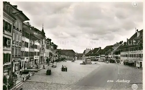 AK / Ansichtskarte Aarberg_BE Marktplatz 