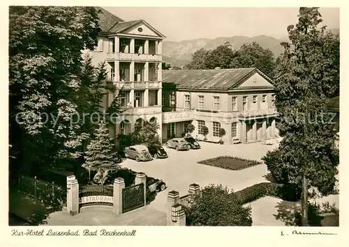 AK / Ansichtskarte Bad_Reichenhall Kur Hotel Luisenbas Aussenansicht Bad_Reichenhall