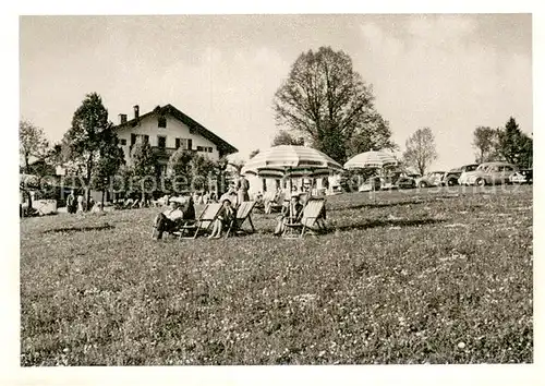 AK / Ansichtskarte Schwaerzenbach_Tegernsee Partie in der Sonne Schwaerzenbach Tegernsee