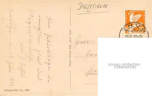 AK / Ansichtskarte Diemtigen_BE Kirche 