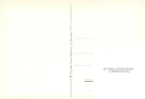 AK / Ansichtskarte Andermatt_UR Teilansicht Winter Schnee 