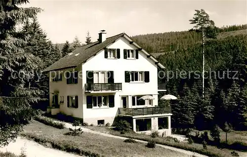 AK / Ansichtskarte Hundsbach_Forbach Haus Hermann Privatpension Aussenansicht Hundsbach Forbach