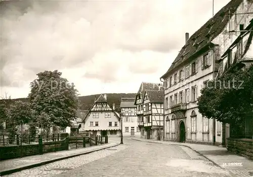 AK / Ansichtskarte Wissembourg_Weissenburg_Alsace Quai Anselmann et Maison Vogelsberger Fachwerkhaeuser 