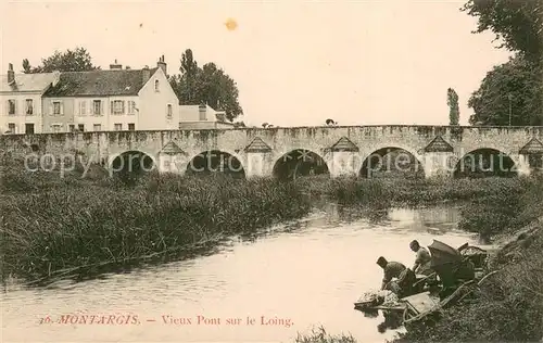 AK / Ansichtskarte Montargis_45 Vieux Port sur le Loing 