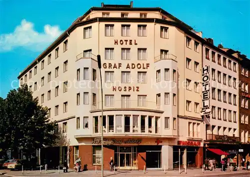 AK / Ansichtskarte Duesseldorf Hotel Graf Adolf Hospiz Aussenansicht Duesseldorf