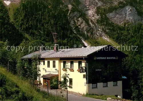 AK / Ansichtskarte Ramsau_Berchtesgaden Wirtshaus Wachterl Ramsau Berchtesgaden