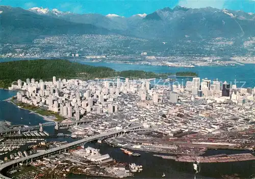 AK / Ansichtskarte Vancouver_BC_Canada Fliegeraufnahme 
