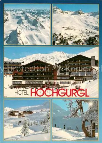 AK / Ansichtskarte Hochgurgl Hotel Hochgurgl Fliegeraufnahmen Winteridylle Hochgurgl