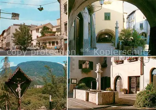 AK / Ansichtskarte Egna Ortsmotive Wegekreuz Egna