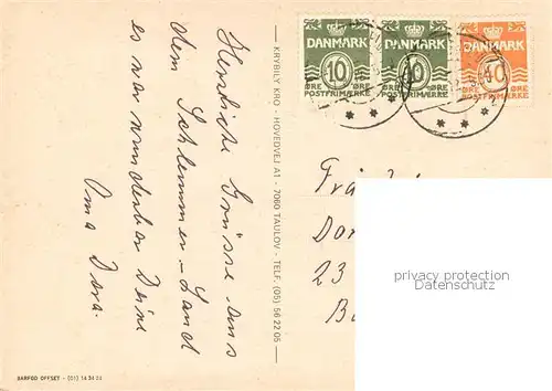 AK / Ansichtskarte Taulov Gasthof Krybily Kro 