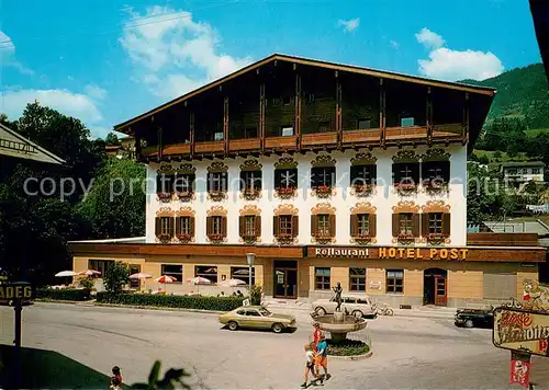 AK / Ansichtskarte Schwarzach_Pongau Restaurant Hotel Post  Schwarzach Pongau