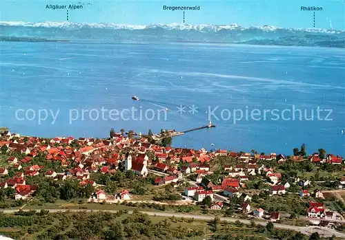 AK / Ansichtskarte Immenstaad_Bodensee Fliegeraufnahme Immenstaad_Bodensee